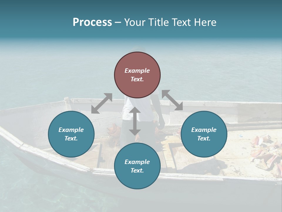 A Man Standing On A Boat In The Water PowerPoint Template