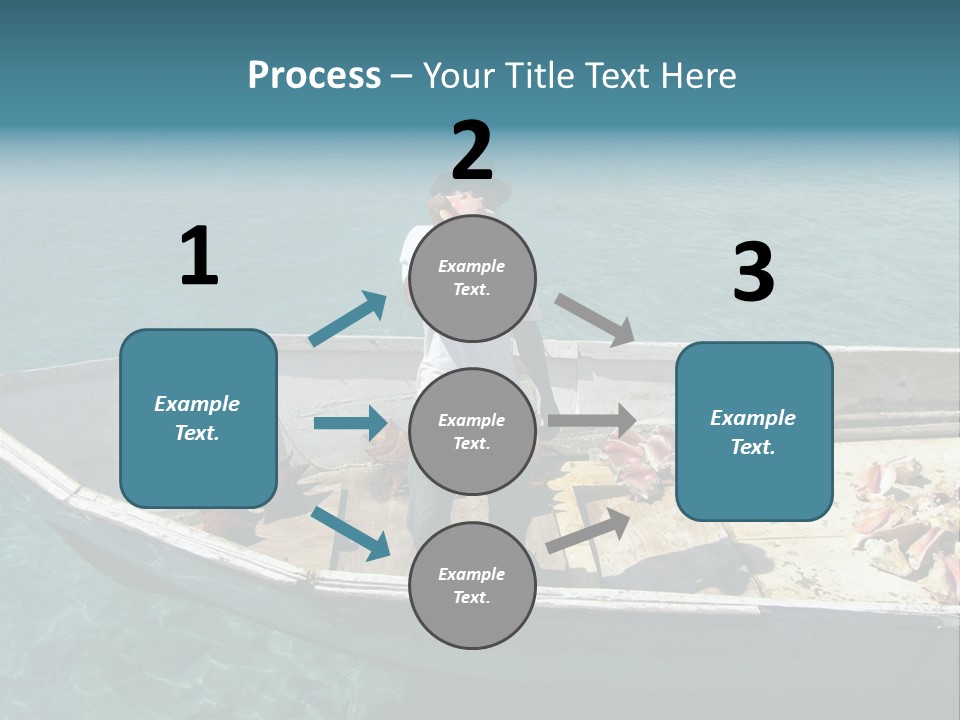 A Man Standing On A Boat In The Water PowerPoint Template