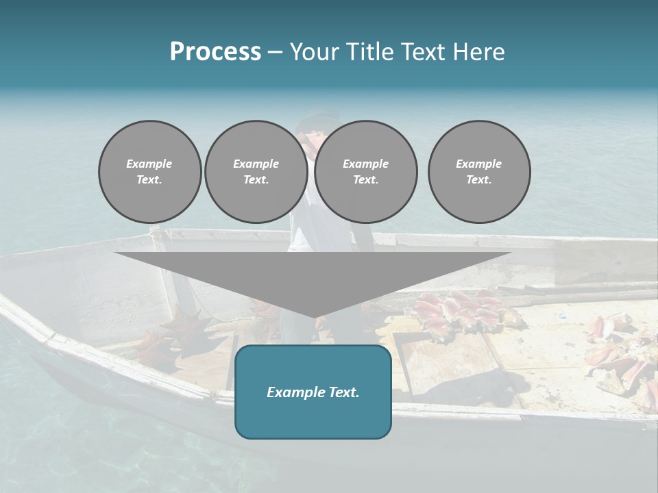 A Man Standing On A Boat In The Water PowerPoint Template