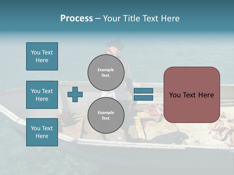 A Man Standing On A Boat In The Water PowerPoint Template