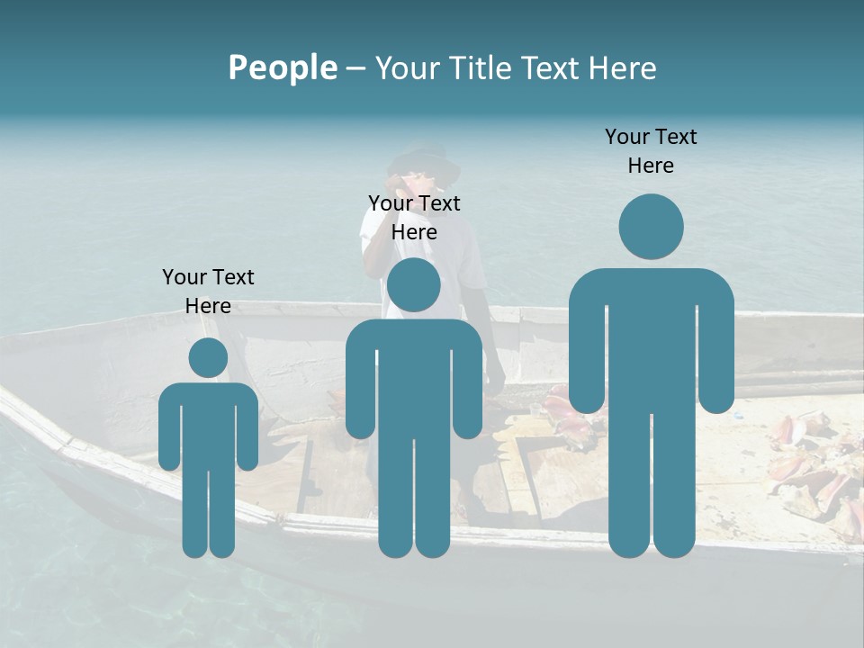 A Man Standing On A Boat In The Water PowerPoint Template