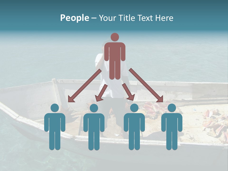 A Man Standing On A Boat In The Water PowerPoint Template