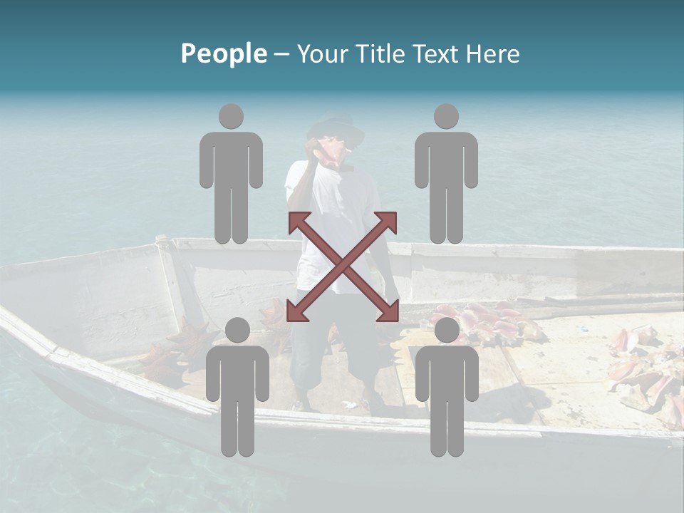 A Man Standing On A Boat In The Water PowerPoint Template