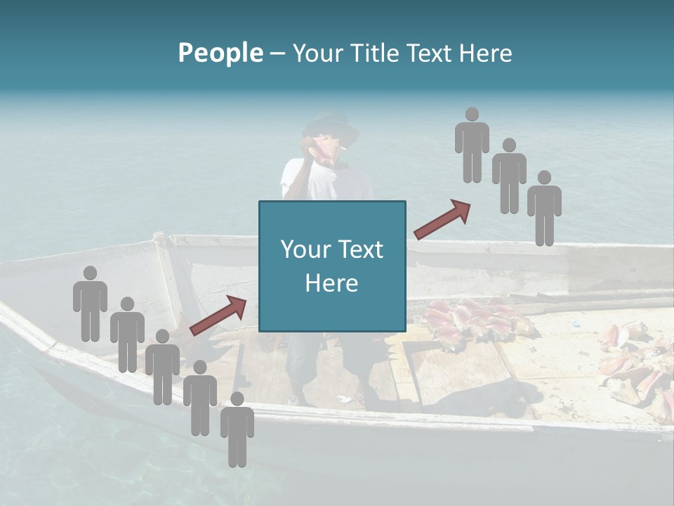 A Man Standing On A Boat In The Water PowerPoint Template