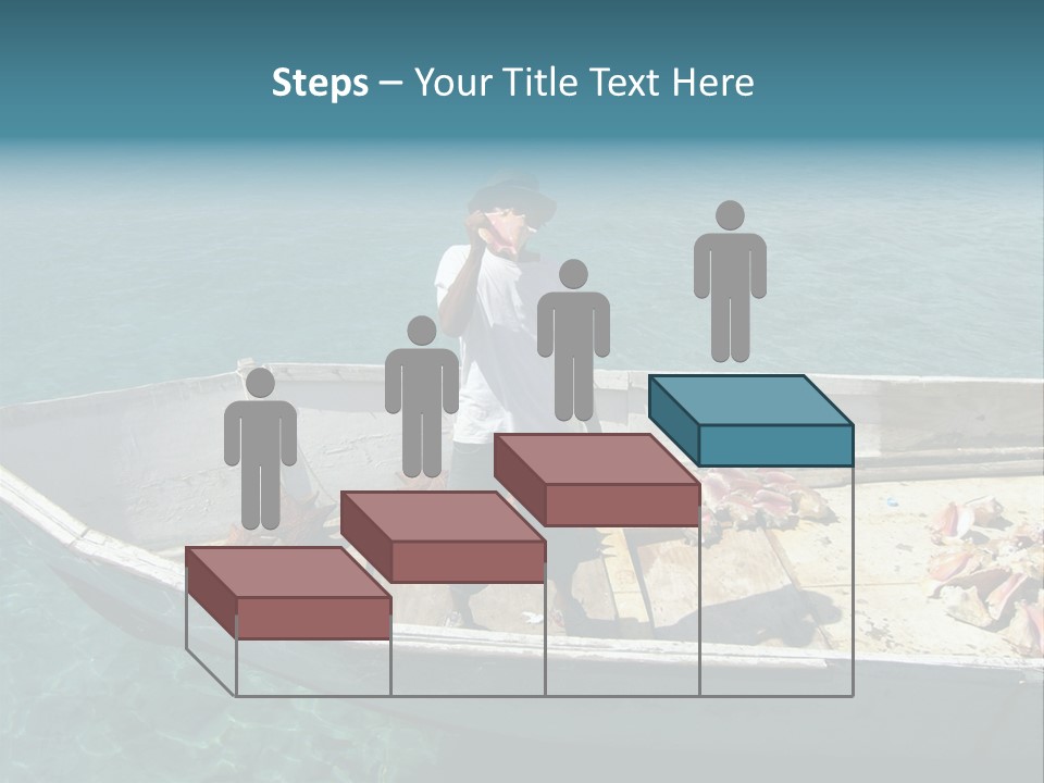 A Man Standing On A Boat In The Water PowerPoint Template