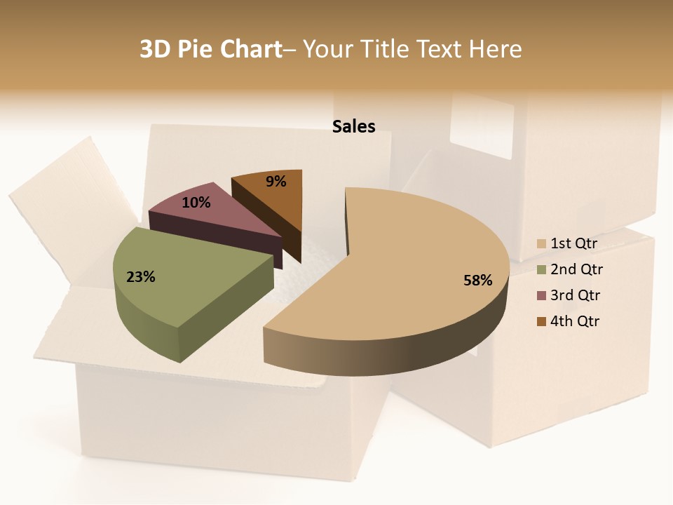Pregnant Woman Holding Medicine. Nine Month. Third Trimester PowerPoint Template