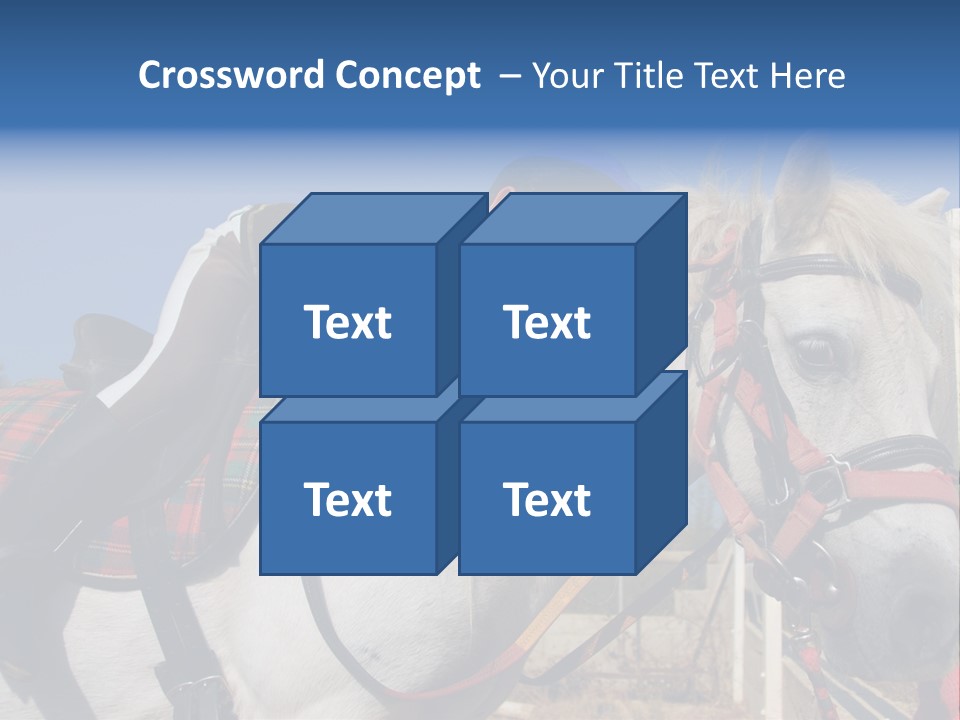 Little Girl And Her Best Friend White Shetland Pony PowerPoint Template