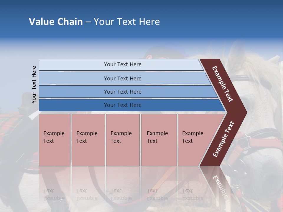 Little Girl And Her Best Friend White Shetland Pony PowerPoint Template