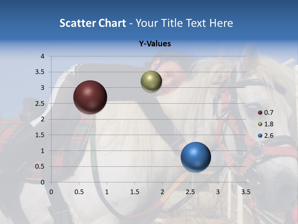 Little Girl And Her Best Friend White Shetland Pony PowerPoint Template