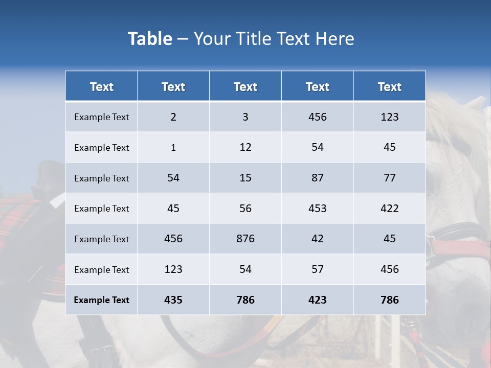 Little Girl And Her Best Friend White Shetland Pony PowerPoint Template