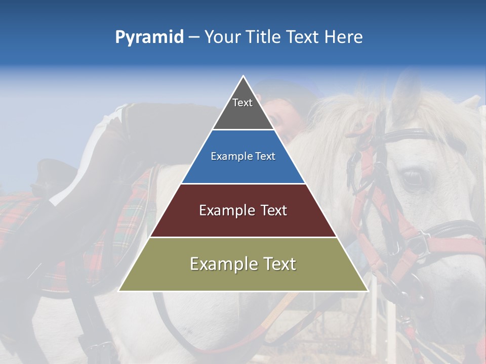 Little Girl And Her Best Friend White Shetland Pony PowerPoint Template