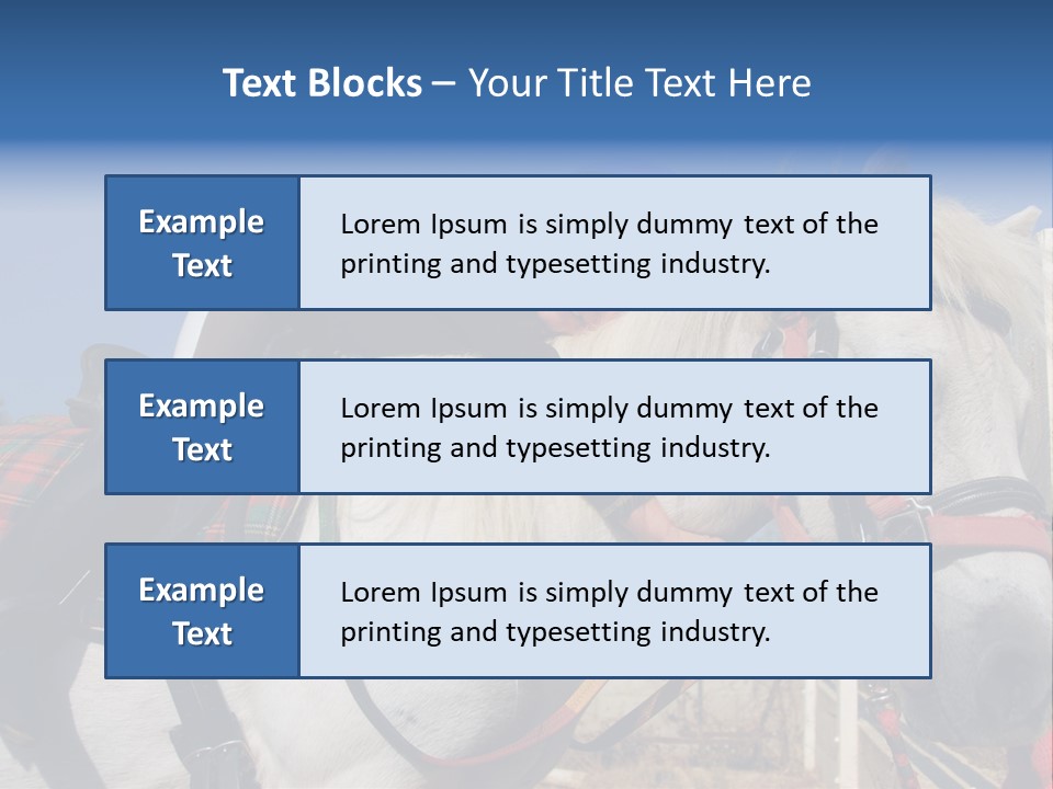 Little Girl And Her Best Friend White Shetland Pony PowerPoint Template