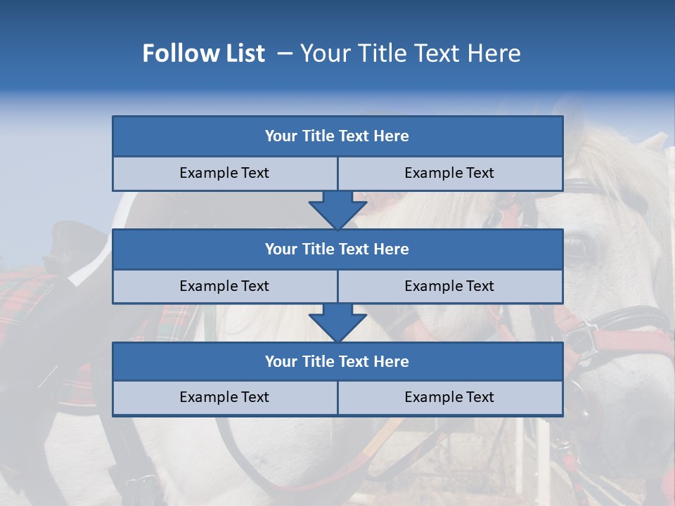 Little Girl And Her Best Friend White Shetland Pony PowerPoint Template