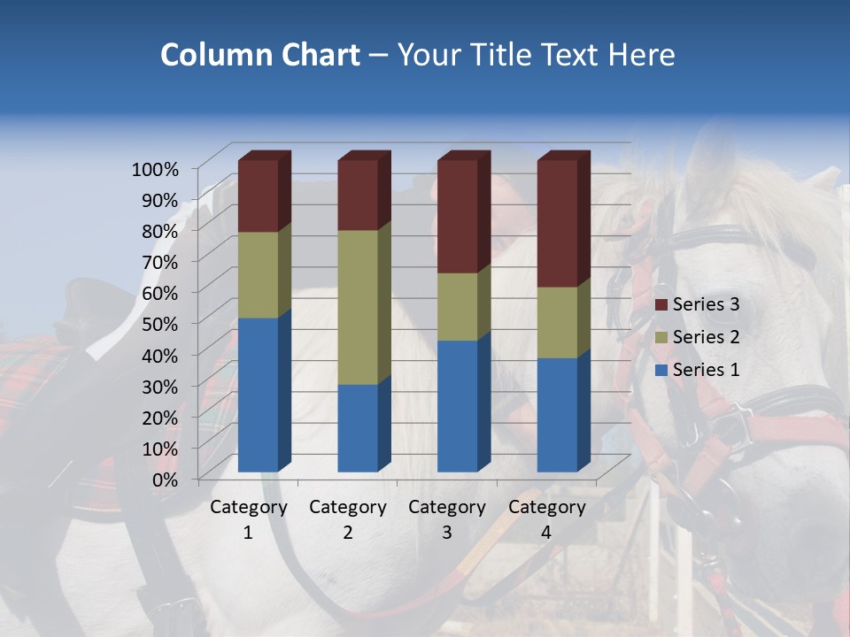 Little Girl And Her Best Friend White Shetland Pony PowerPoint Template