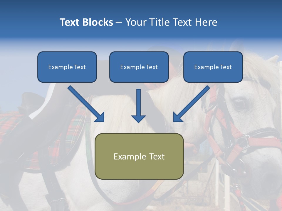 Little Girl And Her Best Friend White Shetland Pony PowerPoint Template