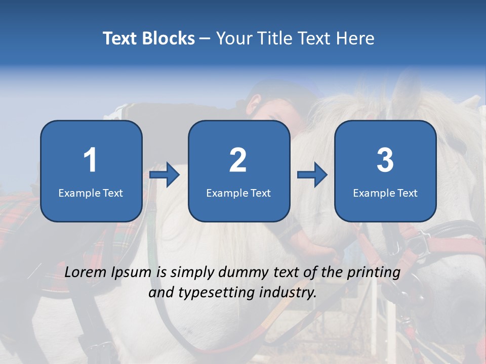 Little Girl And Her Best Friend White Shetland Pony PowerPoint Template