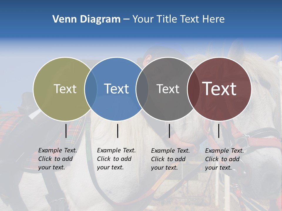 Little Girl And Her Best Friend White Shetland Pony PowerPoint Template