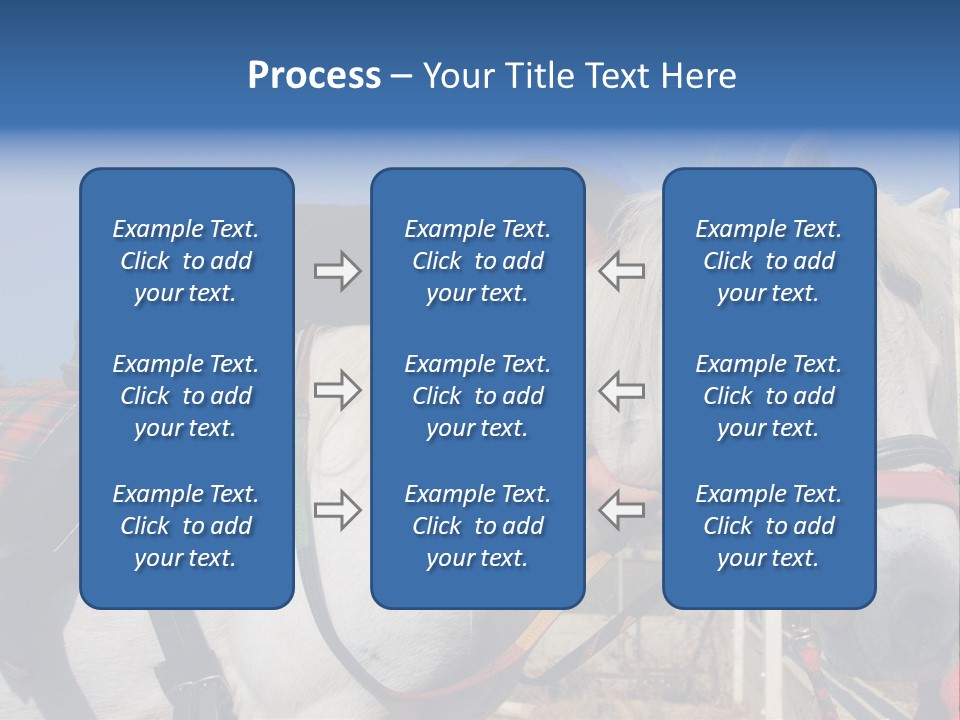 Little Girl And Her Best Friend White Shetland Pony PowerPoint Template