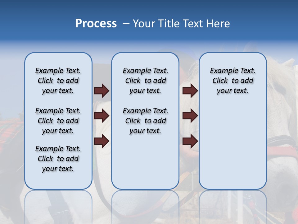 Little Girl And Her Best Friend White Shetland Pony PowerPoint Template