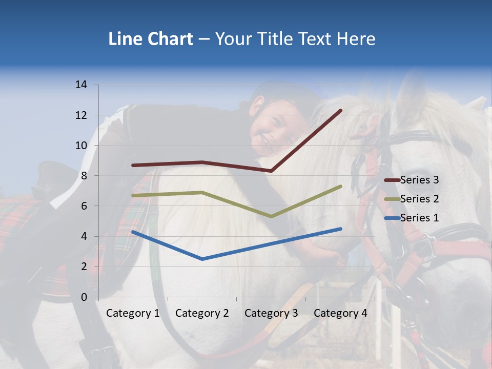 Little Girl And Her Best Friend White Shetland Pony PowerPoint Template