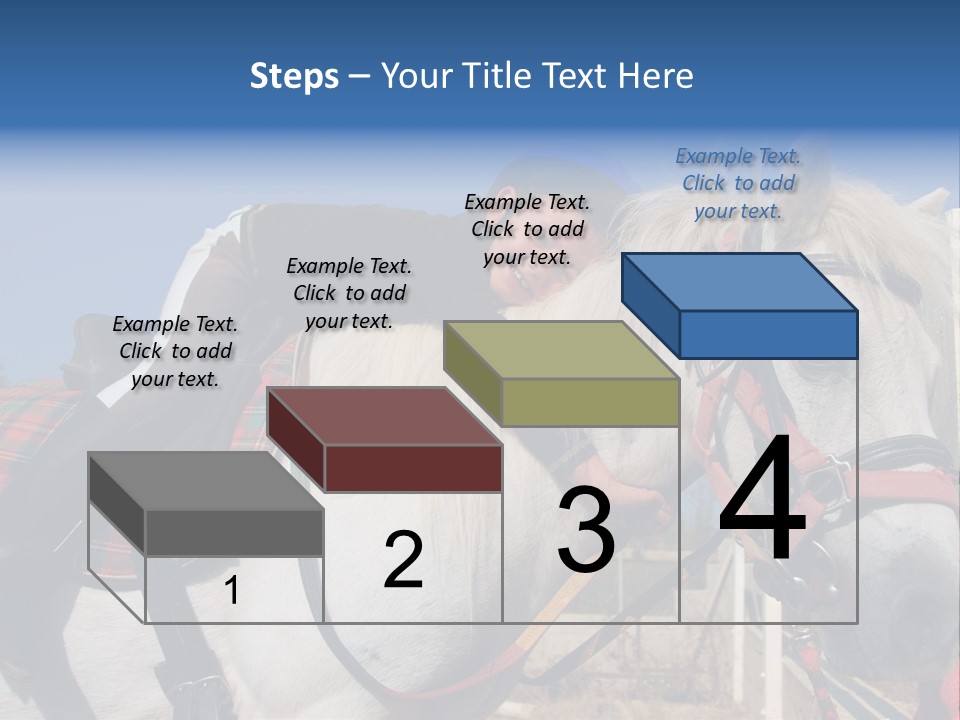 Little Girl And Her Best Friend White Shetland Pony PowerPoint Template