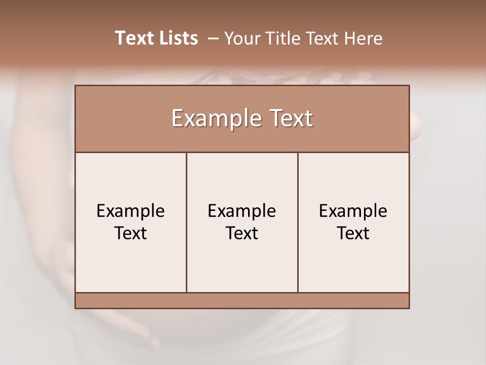 Pregnant Woman Holding Medicine. Nine Month. Third Trimester PowerPoint Template