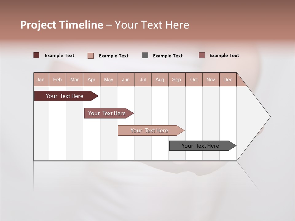 Pregnant Woman Holding Medicine. Nine Month. Third Trimester PowerPoint Template
