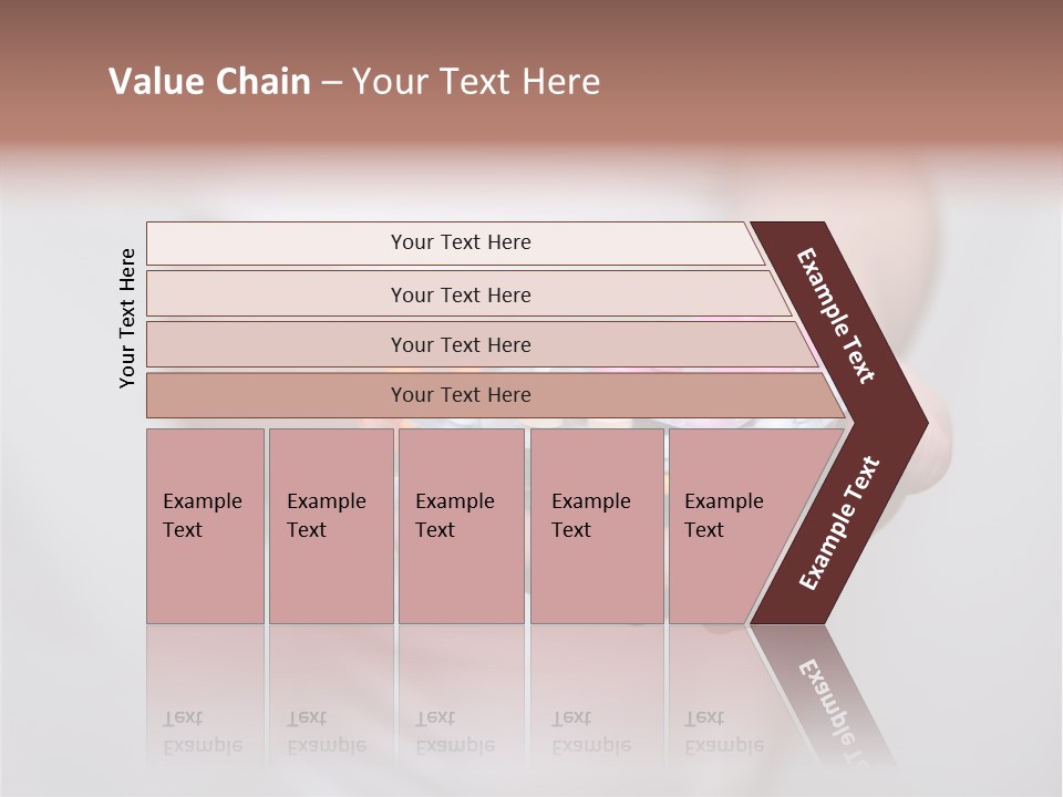 Pregnant Woman Holding Medicine. Nine Month. Third Trimester PowerPoint Template