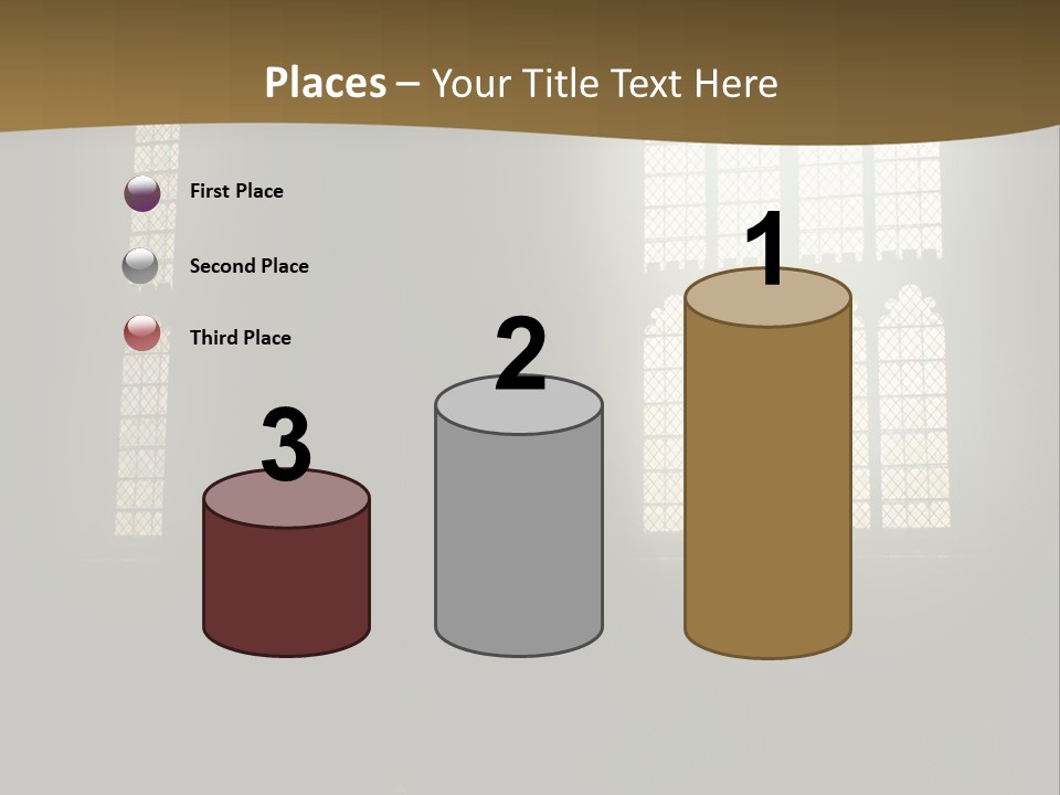 Inside Canterbury Cathedral PowerPoint Template