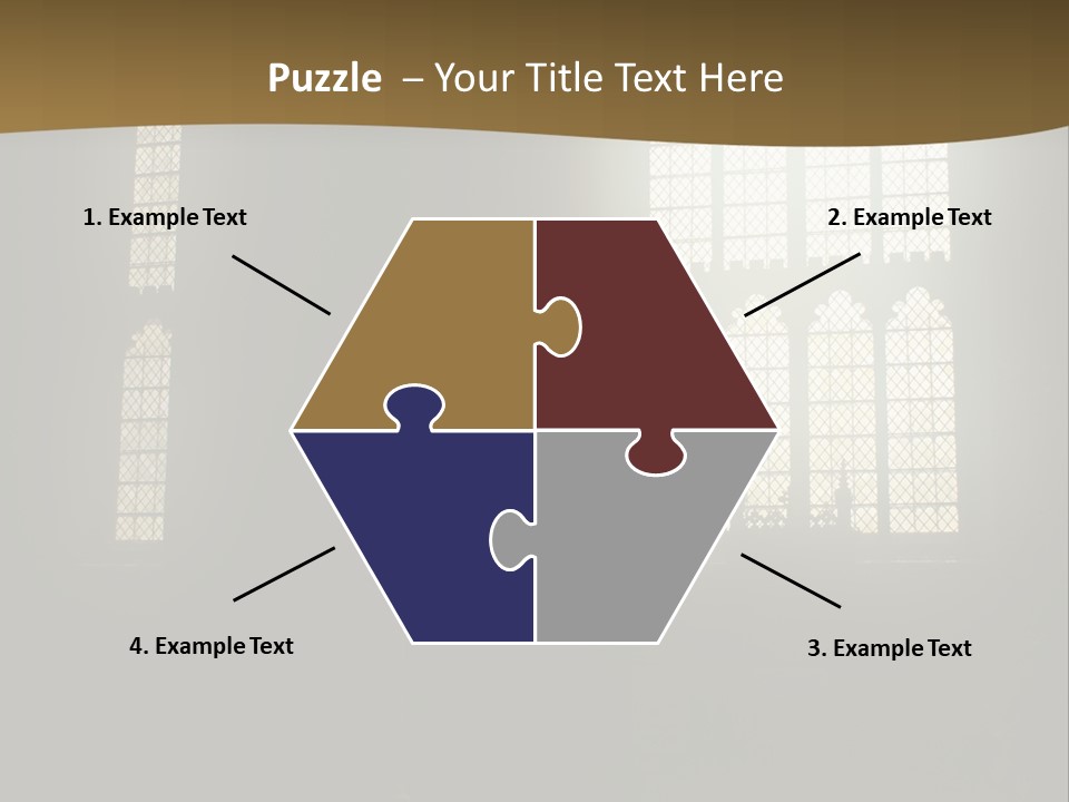 Inside Canterbury Cathedral PowerPoint Template