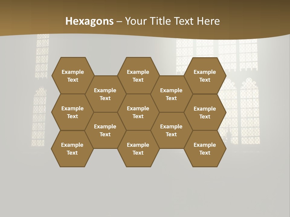 Inside Canterbury Cathedral PowerPoint Template