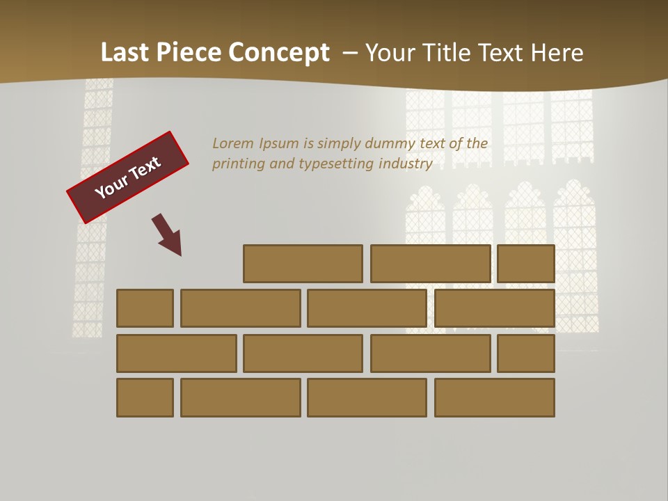 Inside Canterbury Cathedral PowerPoint Template