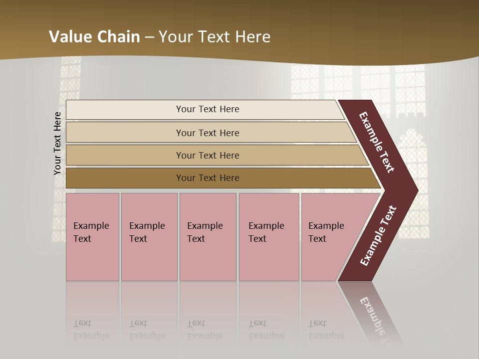 Inside Canterbury Cathedral PowerPoint Template