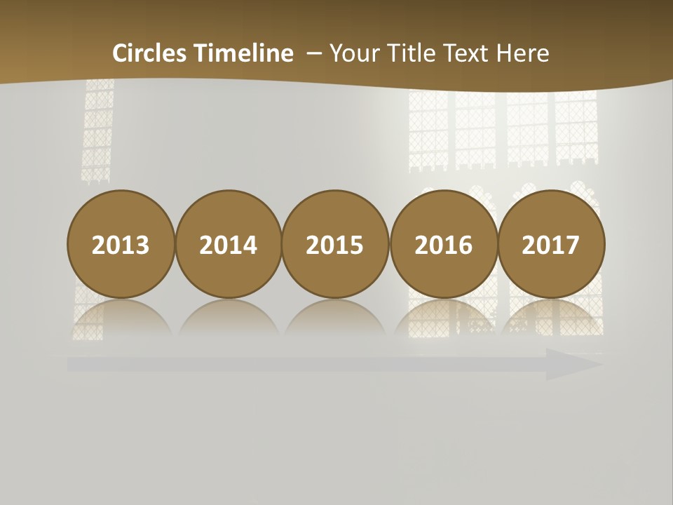 Inside Canterbury Cathedral PowerPoint Template