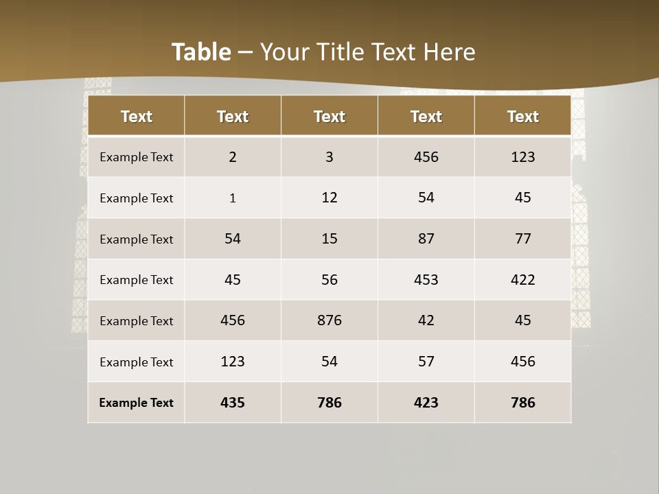 Inside Canterbury Cathedral PowerPoint Template