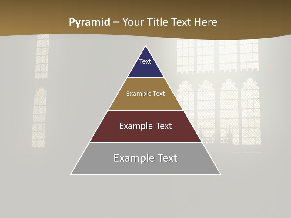 Inside Canterbury Cathedral PowerPoint Template