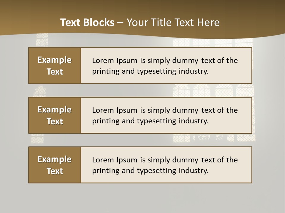 Inside Canterbury Cathedral PowerPoint Template