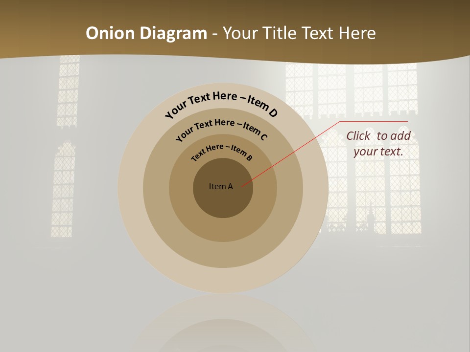 Inside Canterbury Cathedral PowerPoint Template