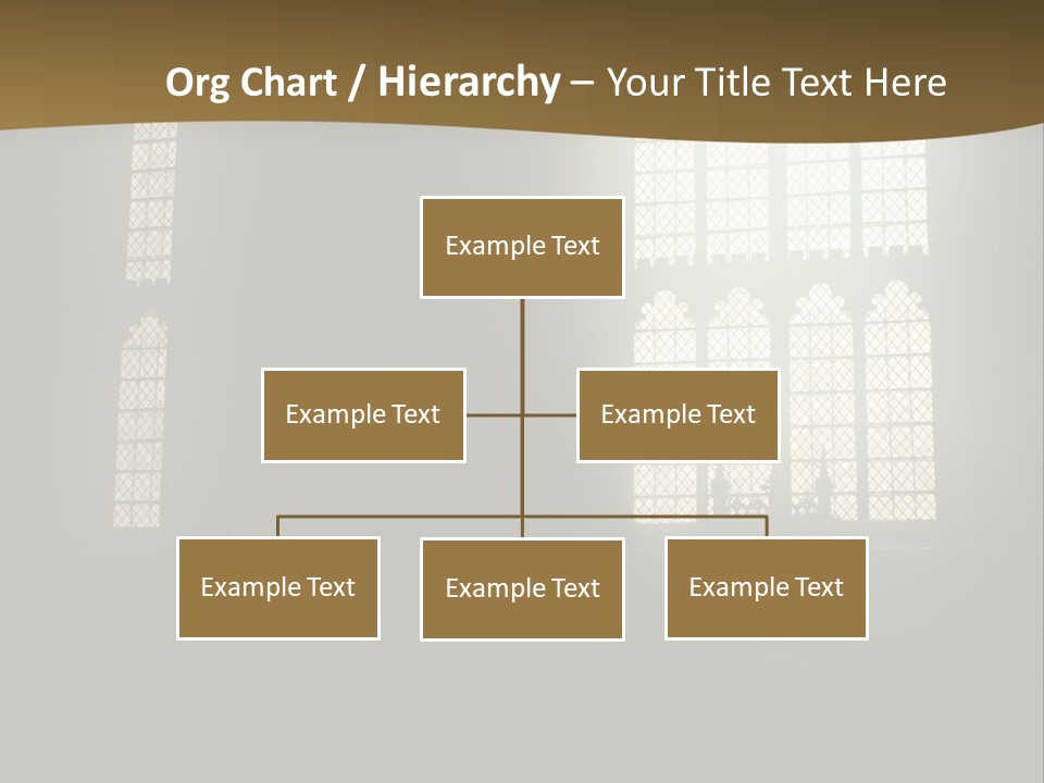 Inside Canterbury Cathedral PowerPoint Template