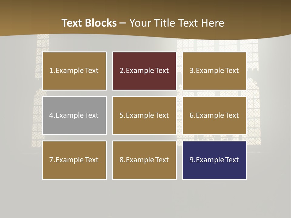 Inside Canterbury Cathedral PowerPoint Template