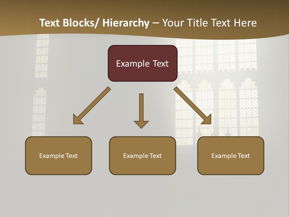 Inside Canterbury Cathedral PowerPoint Template