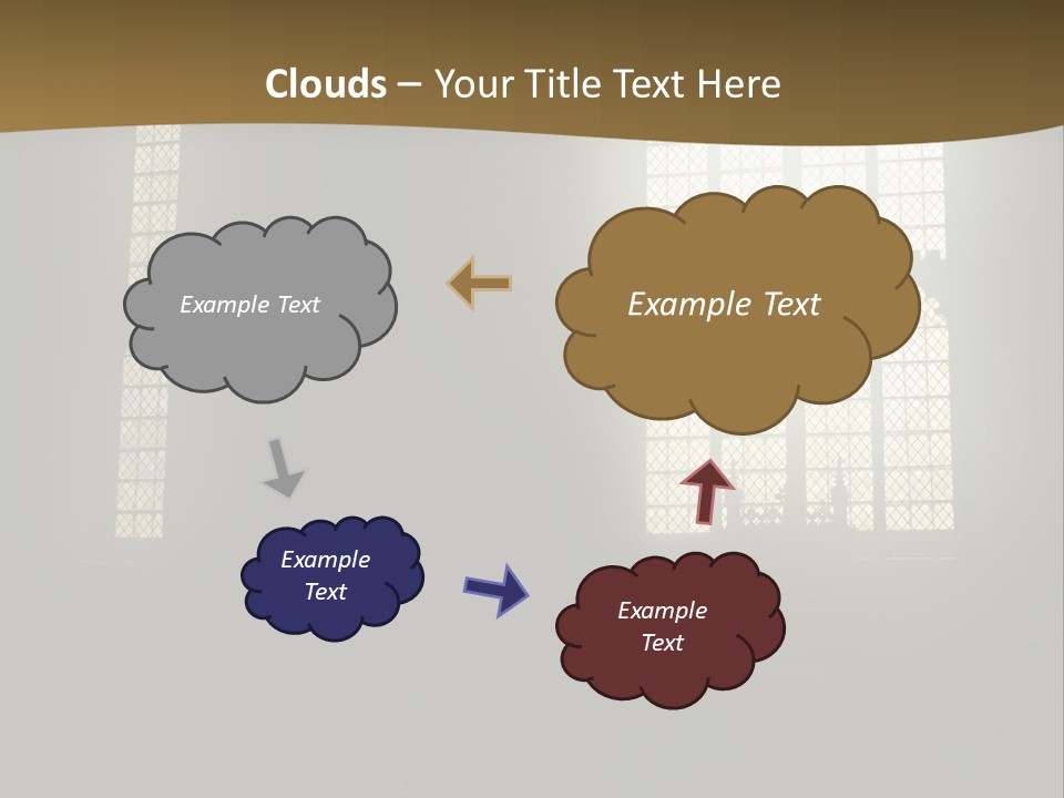 Inside Canterbury Cathedral PowerPoint Template