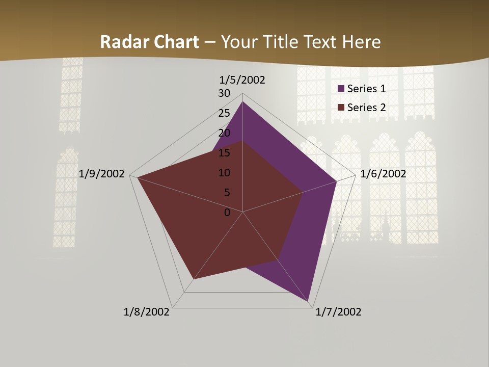 Inside Canterbury Cathedral PowerPoint Template