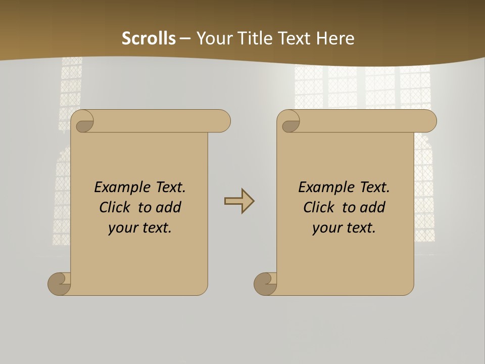 Inside Canterbury Cathedral PowerPoint Template