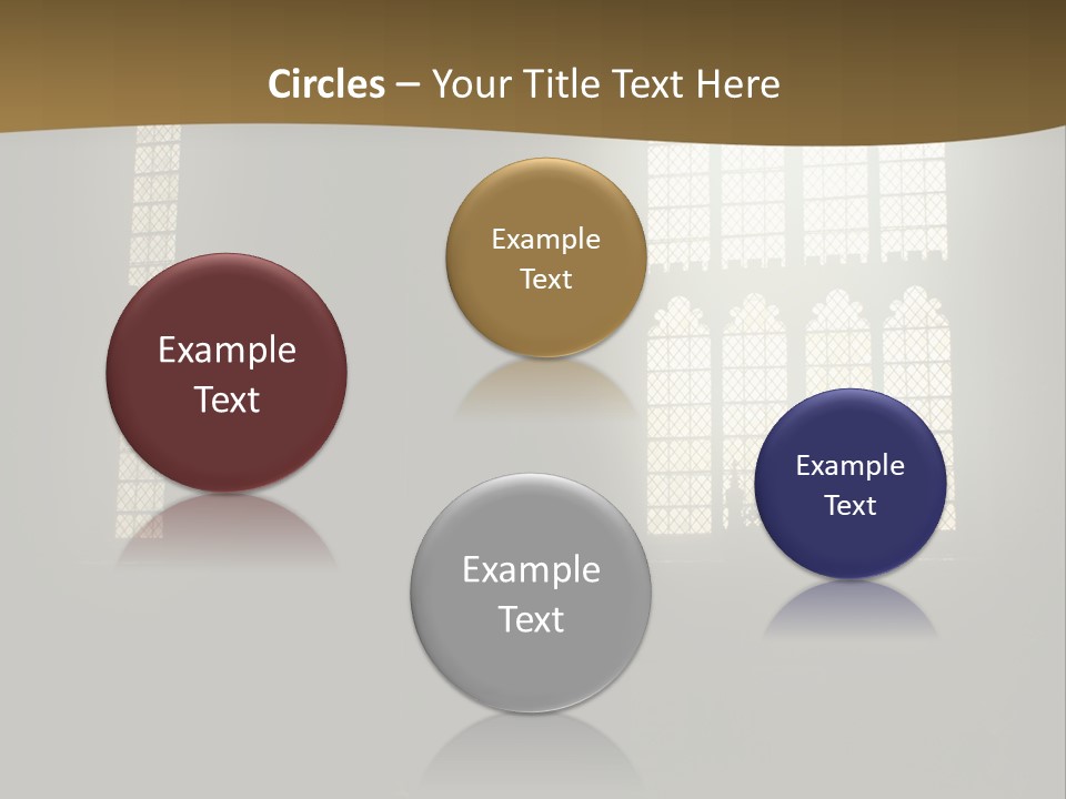 Inside Canterbury Cathedral PowerPoint Template