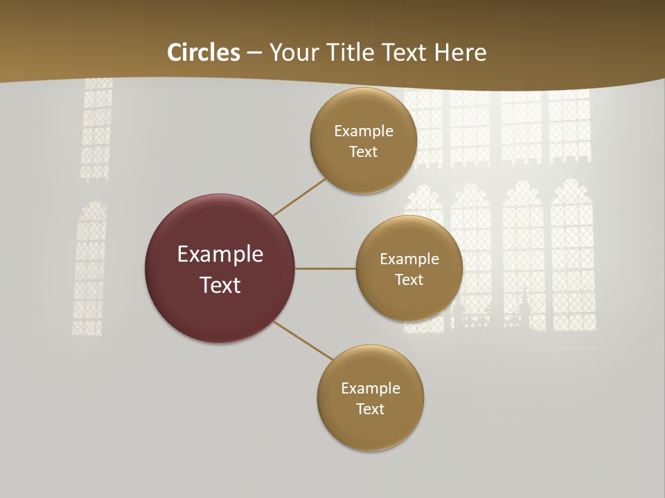 Inside Canterbury Cathedral PowerPoint Template