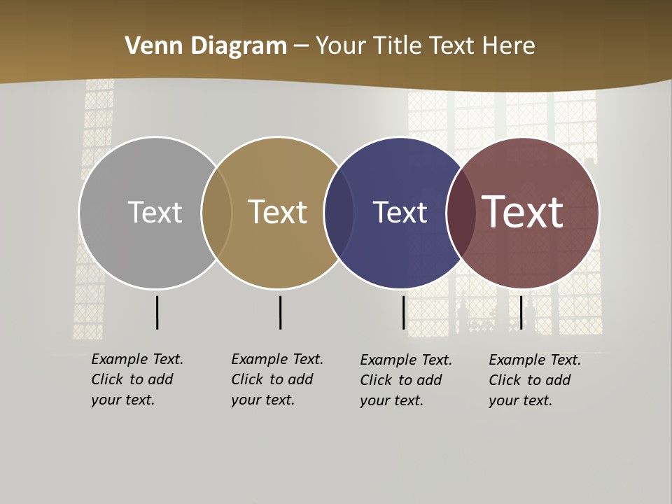 Inside Canterbury Cathedral PowerPoint Template