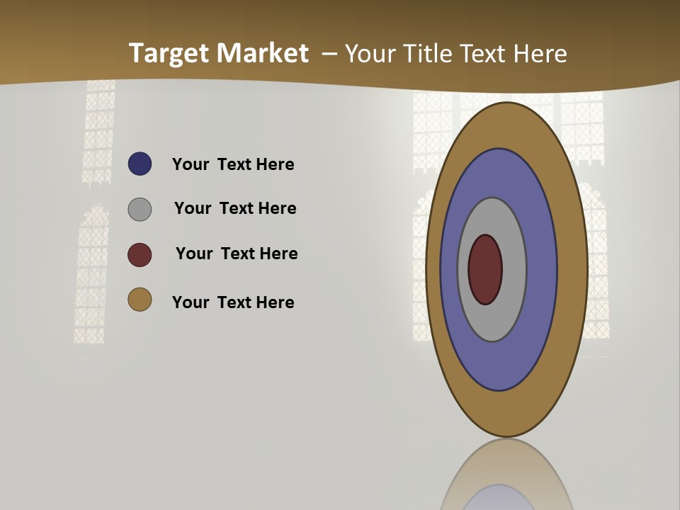 Inside Canterbury Cathedral PowerPoint Template