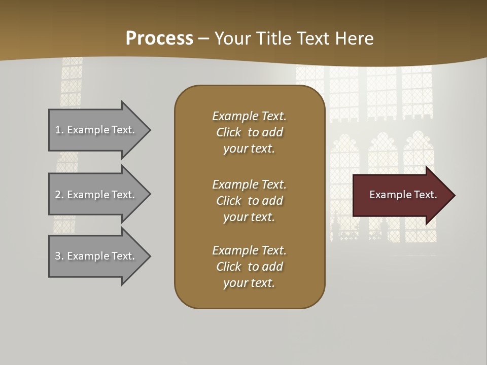 Inside Canterbury Cathedral PowerPoint Template