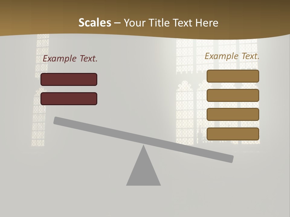 Inside Canterbury Cathedral PowerPoint Template